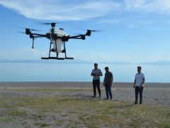 Adilcevaz’da drone ile sivrisinek ve haşerelerle mücadele